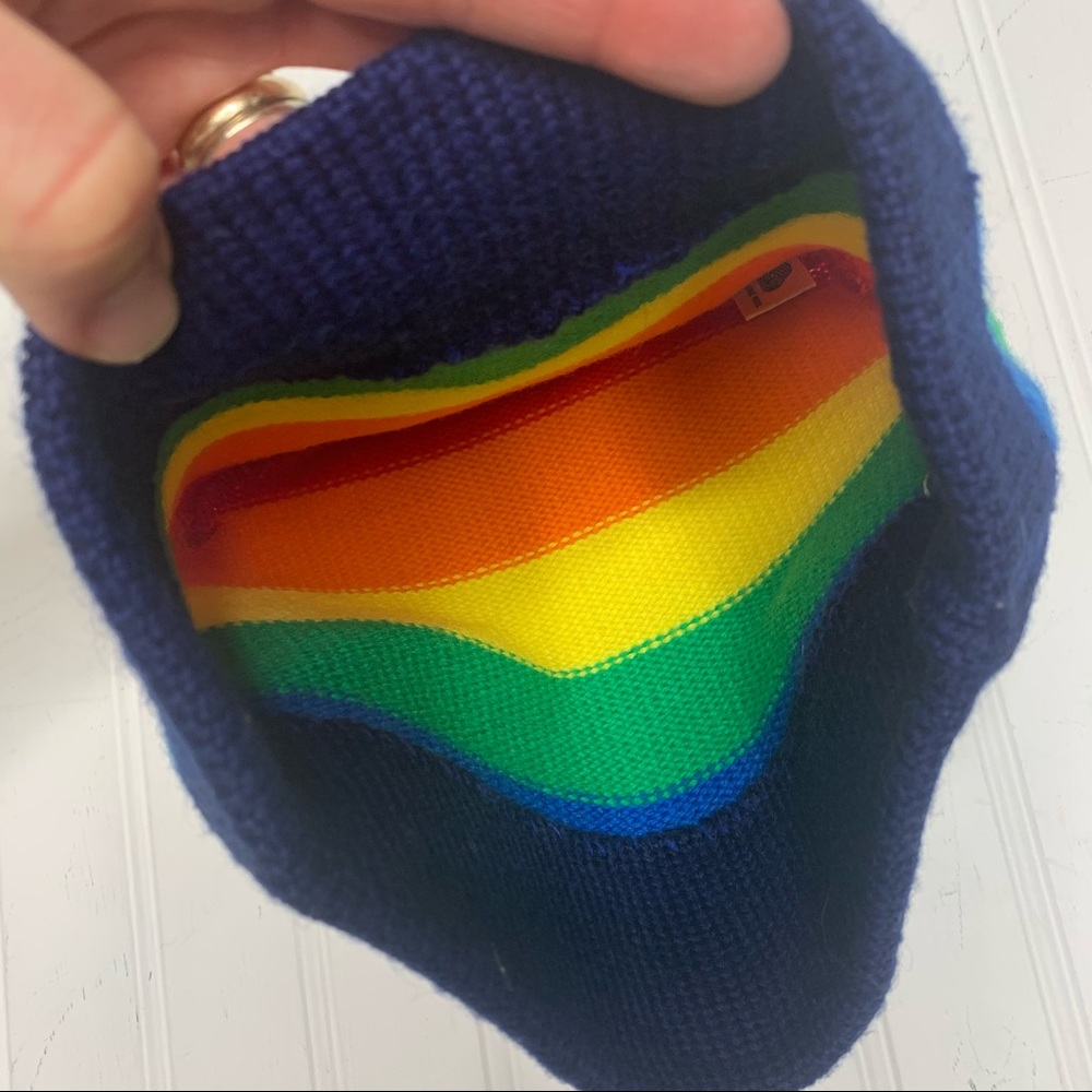 Colorful 100% Wool Beanie - Picture 6 of 13